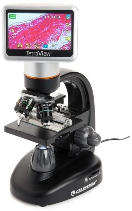 Celestron Tetraview LCD mikroskopas