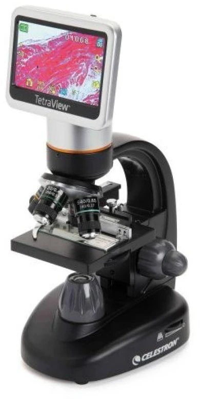 Celestron Tetraview LCD mikroskopas