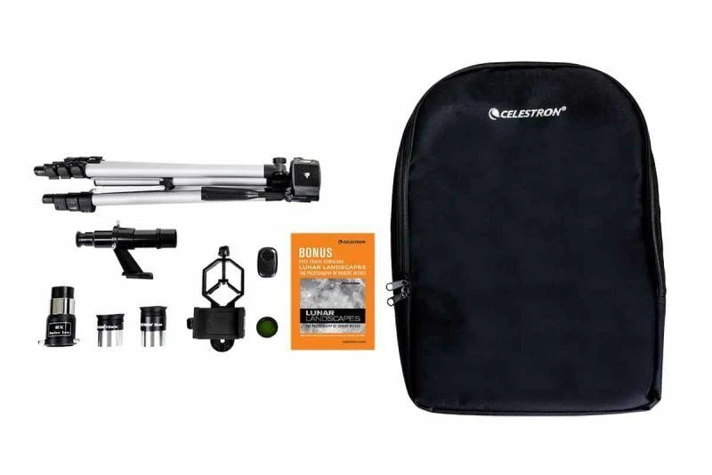 Žiūronai Celestron Travelscope 70 DX stebėjimo žiūronas, juodos, pilkos spalvos