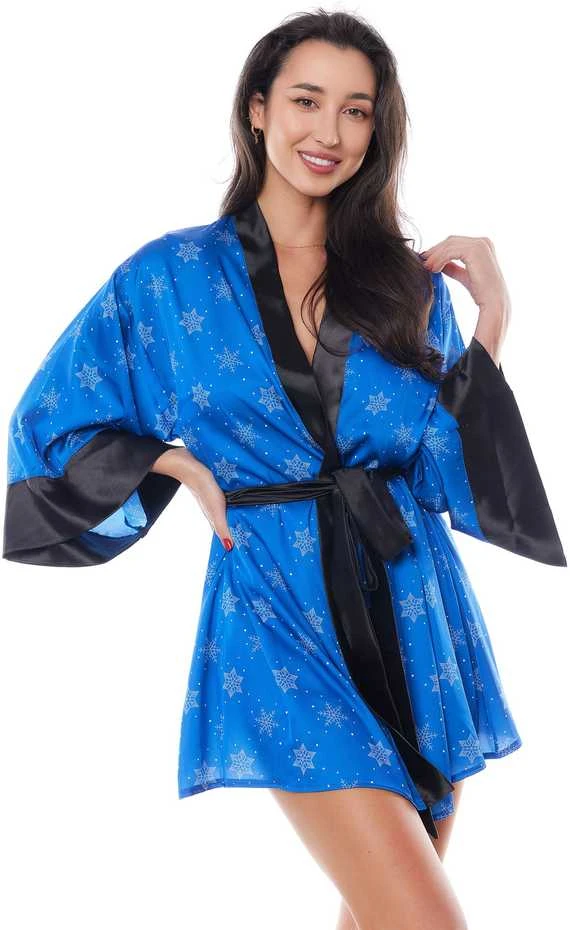 Chalatas Aster Robe Mėlynas