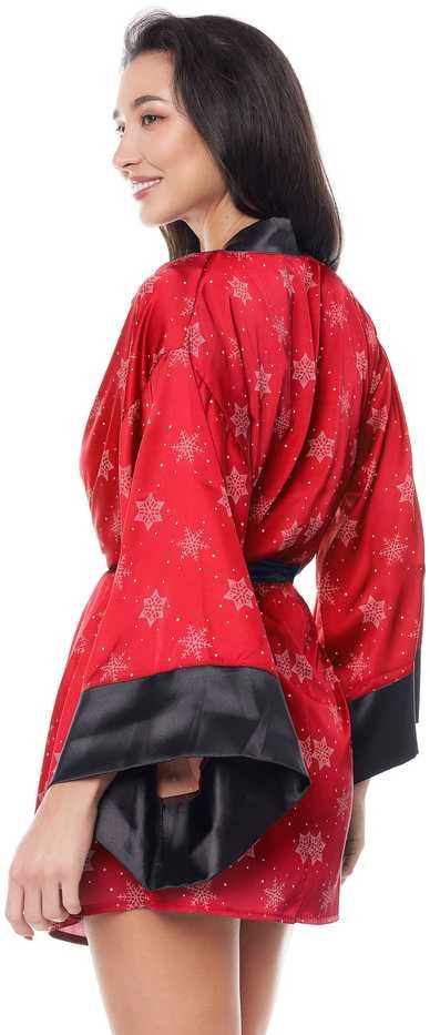 Chalatas Aster Robe Raudonas