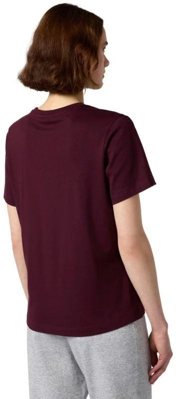 Champion moteriški marškinėliai trumpomis rankovėmis, bordo spalvos 118382 RS522