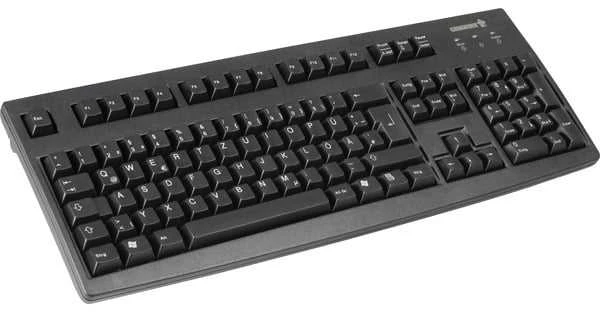 CHERRY G83-6105 klaviatūra USB QWERTZ Vokiečių Juoda