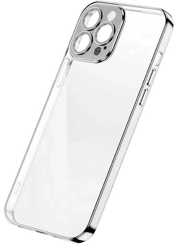 Dėklas Joyroom Chery Mirror Case Cover for Apple iPhone 13 Pro su metaliniu rėmeliu Sidabrinis (JR-BP908 sidabrinės spalvos)
