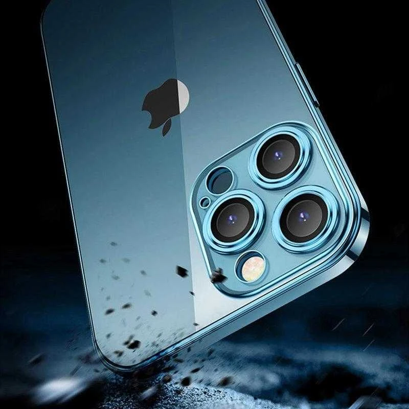 Dėklas Joyroom Chery Mirror Case Cover for Apple iPhone 13 Pro su metaliniu rėmeliu Sidabrinis (JR-BP908 sidabrinės spalvos)