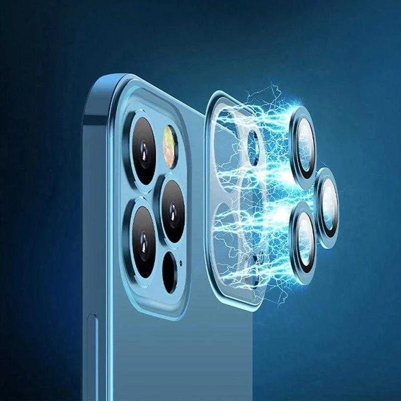 Dėklas Joyroom Chery Mirror Case Cover for Apple iPhone 13 Pro su metaliniu rėmeliu Sidabrinis (JR-BP908 sidabrinės spalvos)