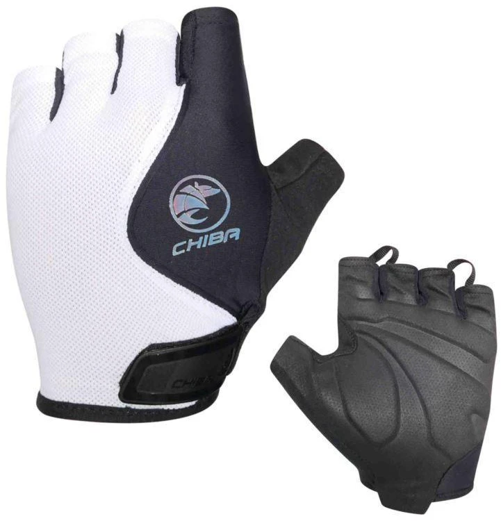 CHIBA LADY AIR PLUS moteriškos pirštinės, juodos ir baltos, S
