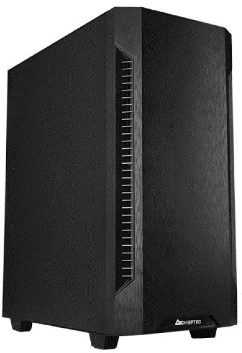 CHIEFTEC Elox series 2xUSB3.2 1xUSB2.0 Juodas no PSU