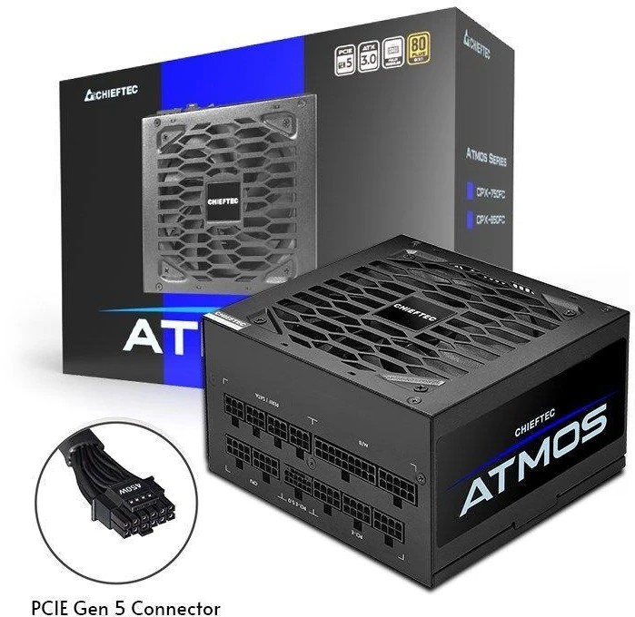 CHIEFTEC ATMOS 750W 80PLUS GOLD PCIe GEN5 PSU