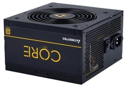 Chieftec ATX PSU Core serija BBS-500S, 12 cm ventiliatorius, 500 W, 80 PLUS® Gold, aktyvus PFC