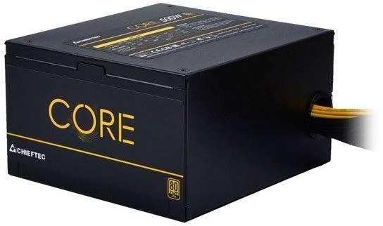 Chieftec ATX PSU Core serija BBS-500S, 12 cm ventiliatorius, 500 W, 80 PLUS® Gold, aktyvus PFC