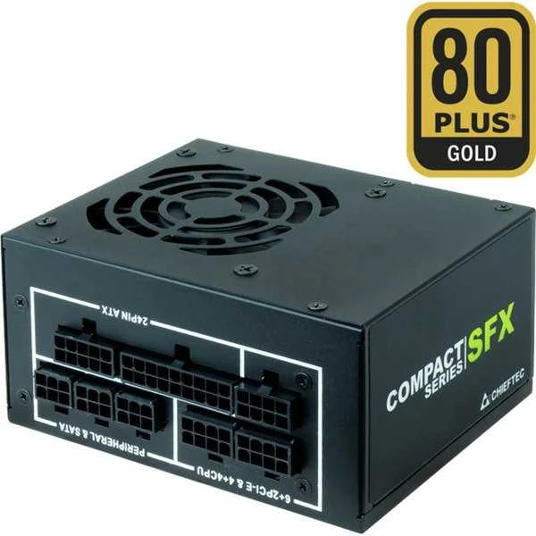 Chieftec SFX PSU COMPACT serija CSN-550C, 550W, 8cm ventiliatorius