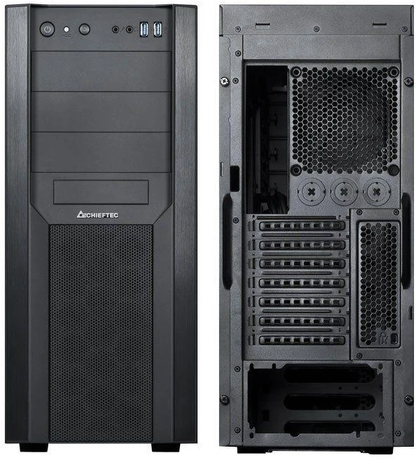 CHIEFTEC tinklelio serijos CW-01B-OP darbo stoties ATX dėklas be maitinimo šaltinio