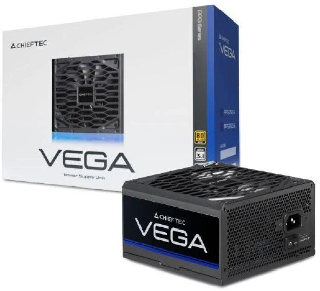 Ausinės Chieftec maitinimo blokas 850W VEGA PPG-850-S (80+Auksinė)