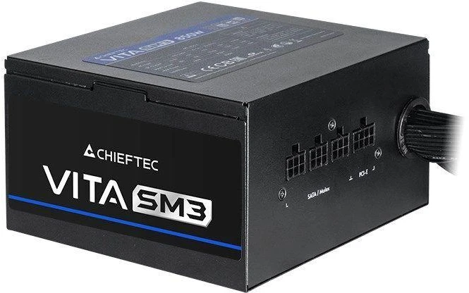 Chieftec Vita BPX-650-C maitinimo blokas 650 W 20+4 pin ATX ATX Juoda