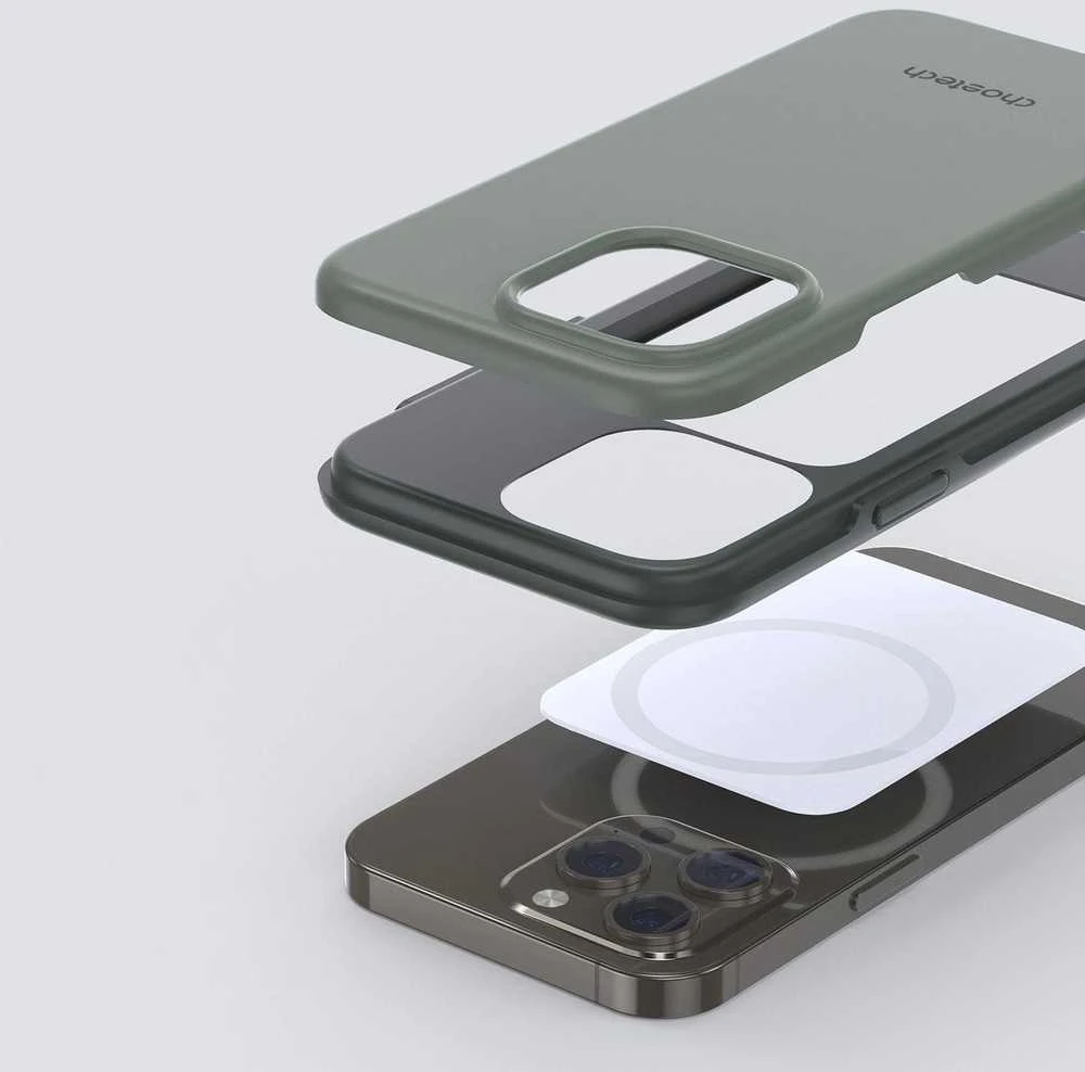 Choetech MFM Anti-drop Apple iPhone 13 Pro Max dėklas telefonui žalios spalvos (PC0114-MFM-GN)