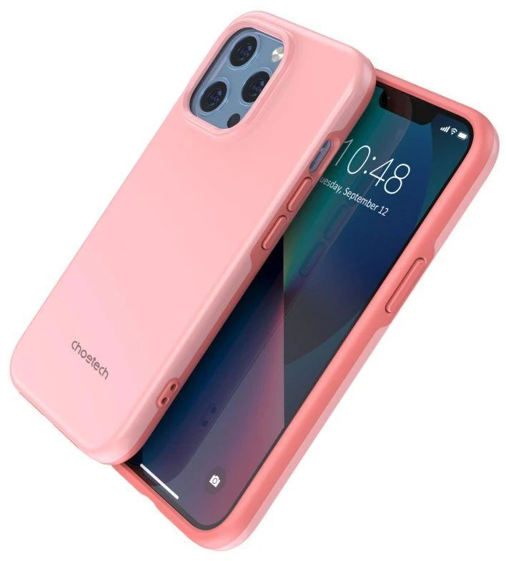 Choetech MFM Anti-drop MagSafe Apple iPhone 13 Pro Max dėklas telefonui rožinės spalvos (PC0114-MFM-PK)