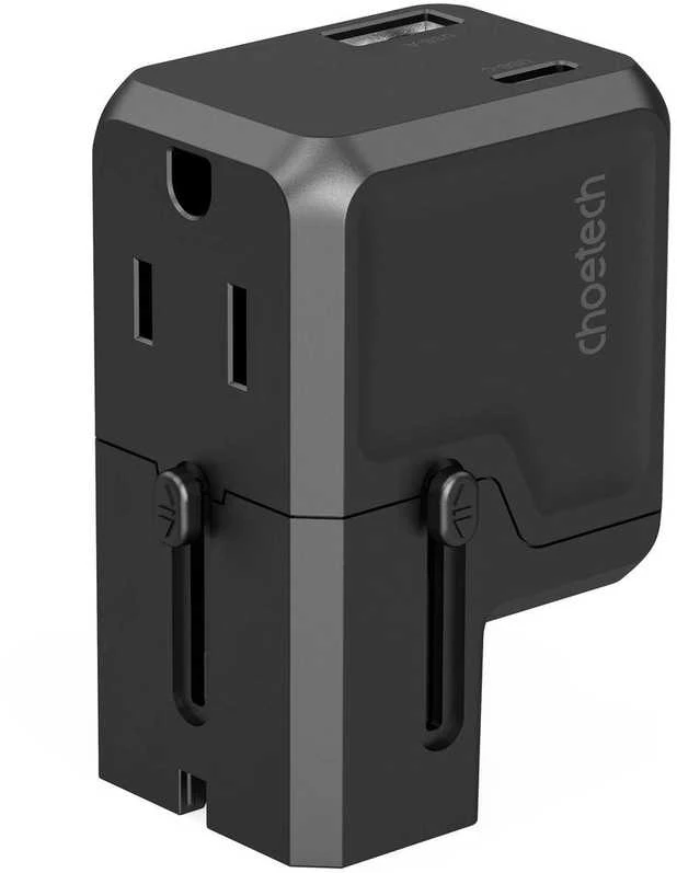 Choetech PD6038 1x USB-C 1x USB-A EU / JAV / JK / AU