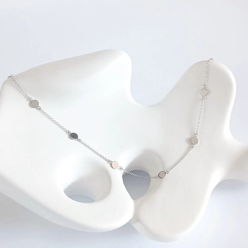 Sidabrinis kaklo papuošalas Collar