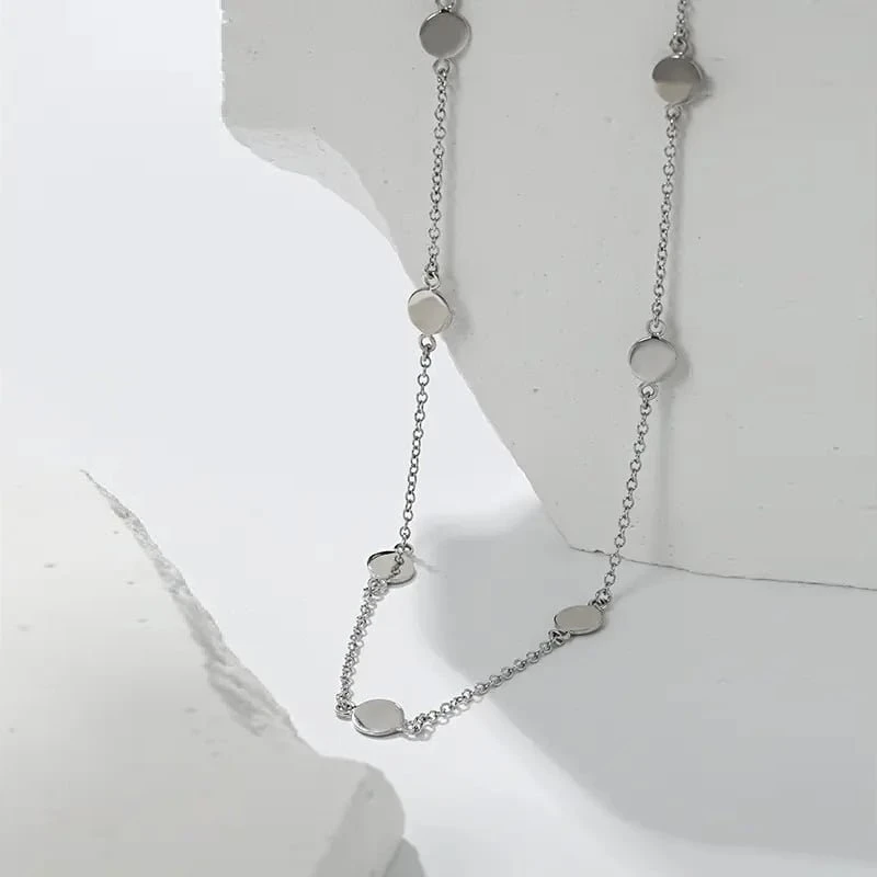 Sidabrinis kaklo papuošalas Collar