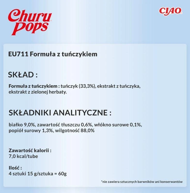 Churu Cat skanėstas Pops Tuna 60g
