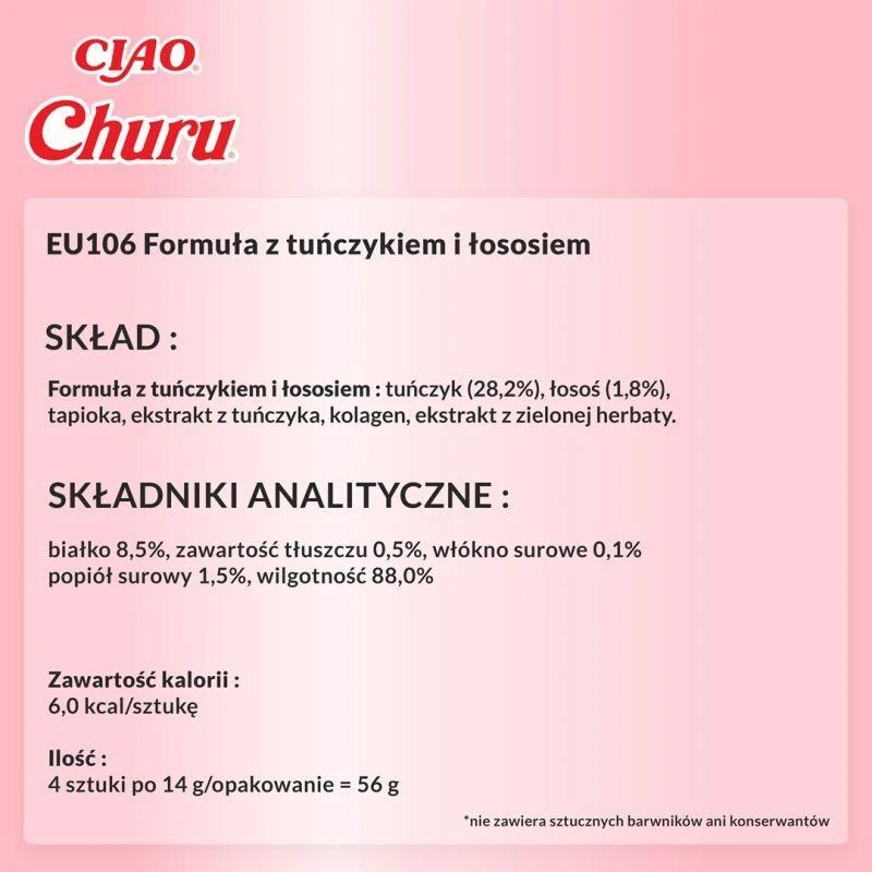Churu Cat skanėstas Tuna Salmon 56g