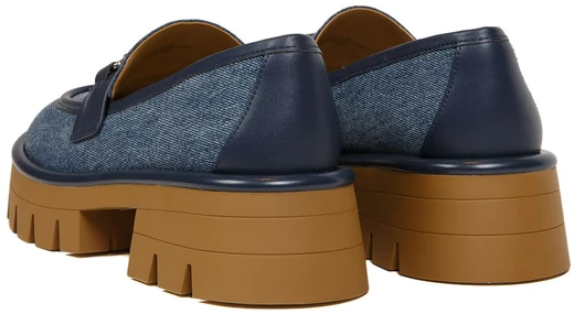 Ciemnoniebieskie mokasyny moterims Michael Kors 49S6CRFP3D