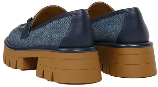 Ciemnoniebieskie mokasyny moterims Michael Kors 49S6CRFP3D