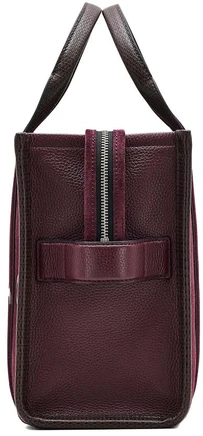 Ciemnośliwkowa zamszowa torebka tote Marc Jacobs 2F5HTT029H01