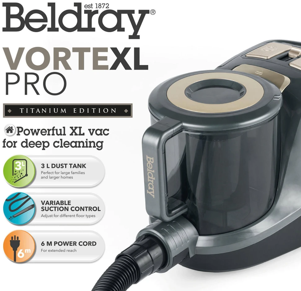 Cikloninis dulkių siurblys Beldray VorteXL Pro, 700 W