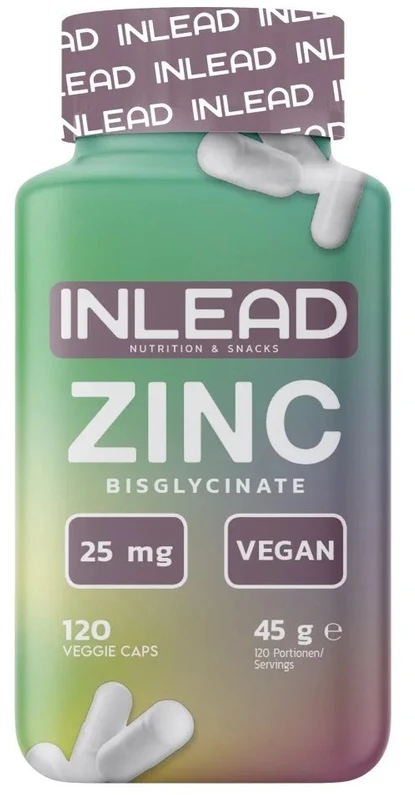 INLEAD Cinko bisglicinatas 120 kapsulių