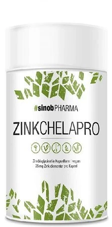 Sinob Chelatizuotas Cinkas 60 Kapsulių