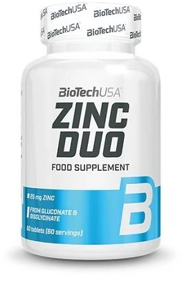 Cinko tabletės BioTech Zinc Duo 60 vnt