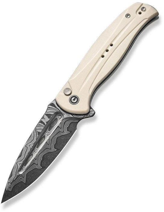 CIVIVI peilis Incindie Damascus G10 Ivory