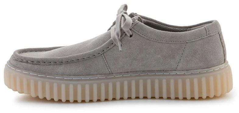 Clarks Torhill Lo 26182810 Šviesiai pilkas zomšas