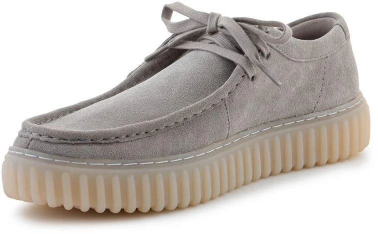Clarks Torhill Lo 26182810 Šviesiai pilkas zomšas