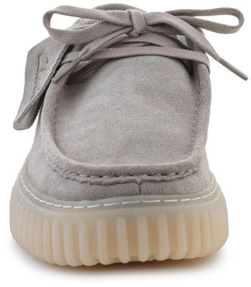 Clarks Torhill Lo 26182810 Šviesiai pilkas zomšas