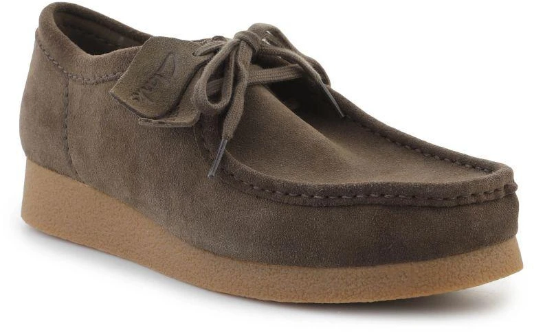 Clarks WallabeeEVO 26180920 Tamsiai alyvuogių zomša