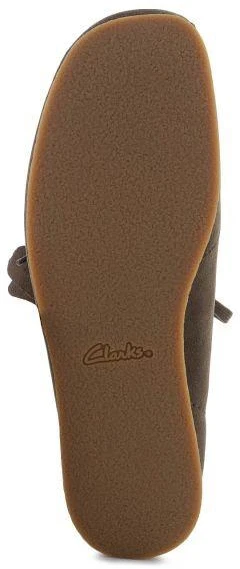 Clarks WallabeeEVO 26180920 Tamsiai alyvuogių zomša