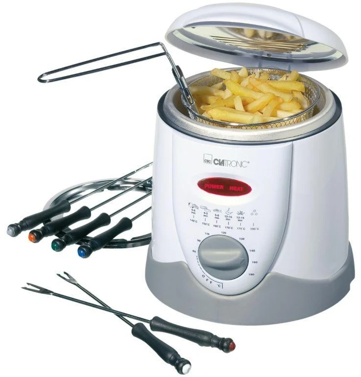 Clatronic Fondue gruzdintuvė FFR 2916 balta/pilka