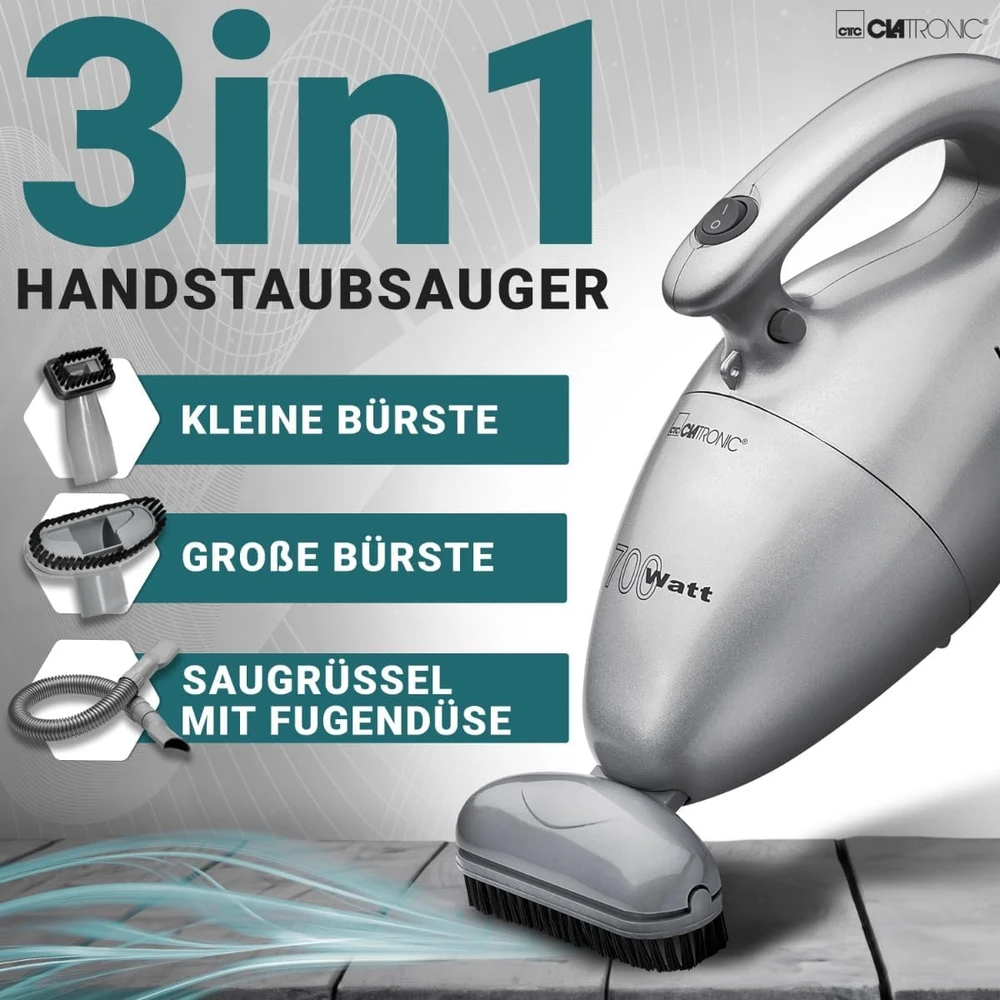 Rankinis dulkių siurblys Clatronic HS2631