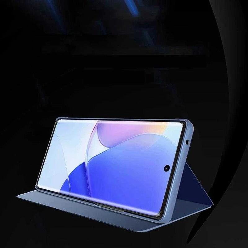Hurtel Clear View dėklas skirtas Huawei nova 9, juodas