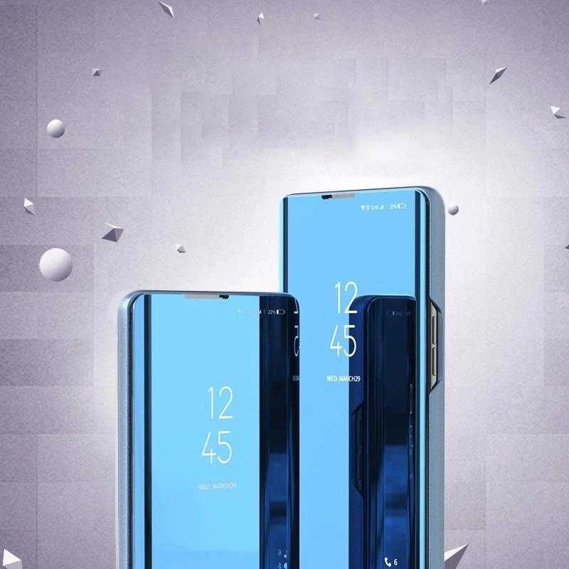 Clear View dėklas case Realme 10 flip cover dėklas telefonui juodos spalvos