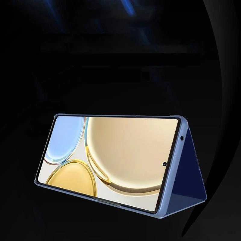 Hurtel Clear View dėklas skirtas Honor X9 / X9 5G / X30 / Magic4 Lite, juodas