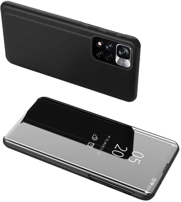 Hurtel Clear View dėklas skirtas Realme 9 Pro + (9 Pro Plus), juodas