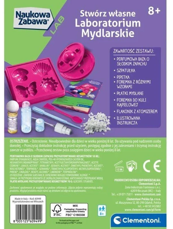 Clementoni: Mokslinės linksmybės - muilo laboratorija