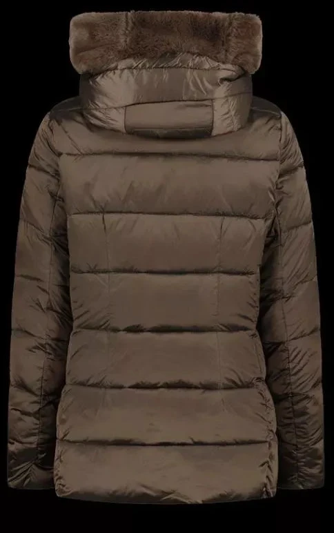CMP moteriška sportinė žieminė striukė su gobtuvu, pašiltinta, ruda (34K0036F/P981)