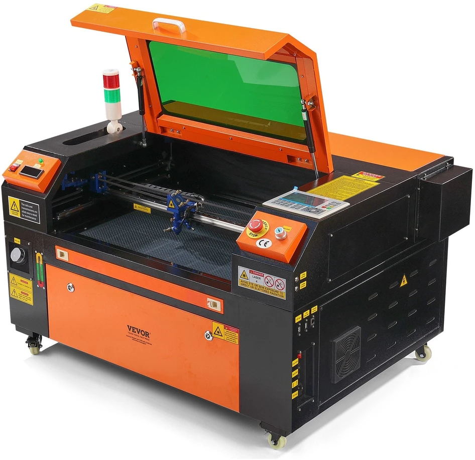 VEVOR 60W CO2 lazerinis graviravimo įrenginys 400x600 mm darbinis stalas