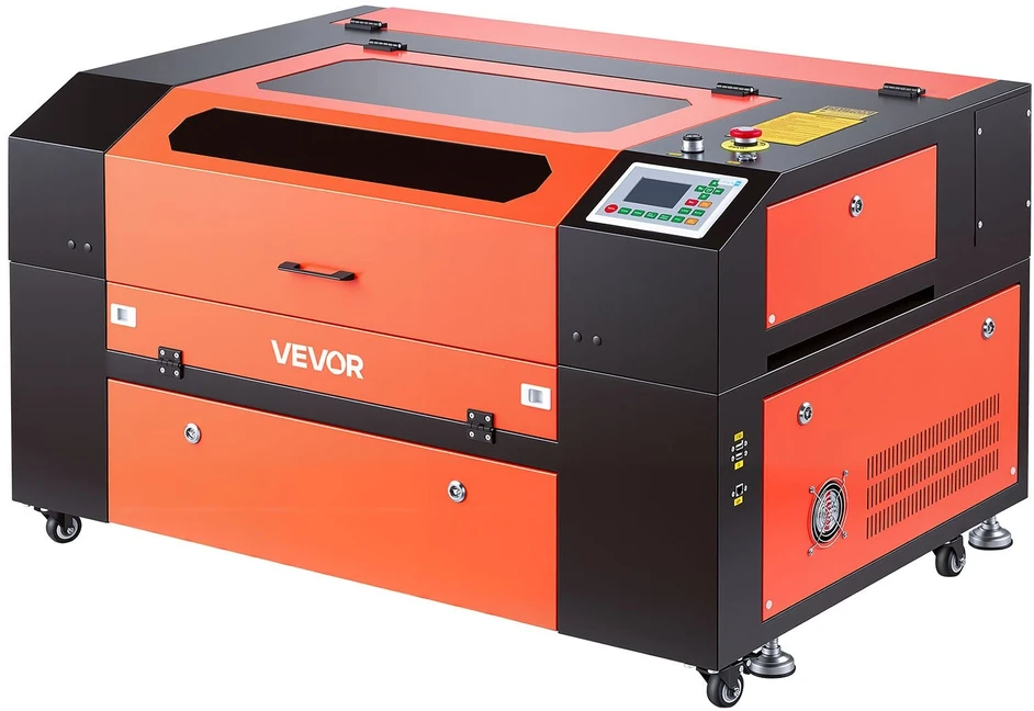 VEVOR 60W CO2 lazerinis graviravimo ir pjovimo įrenginys