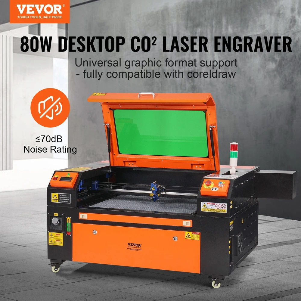 VEVOR 80W CO2 lazerinis graviravimo aparatas 500x700 mm